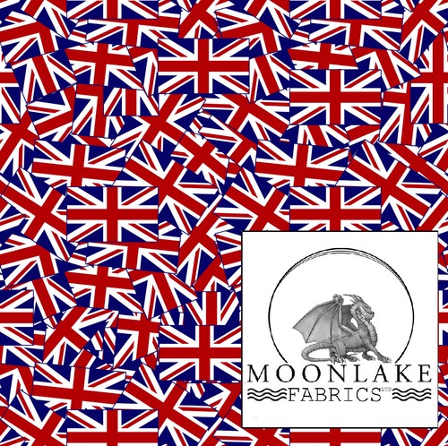 Union jack pattern fabric 100 - jack, 100%