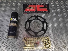 SUZUKI DRZ 400 S 00-15 UPGRADED O RING JT CHAIN AND SPROCKET S SET KIT GOLD 