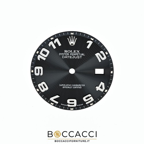 Rolex black concentric dial - black,