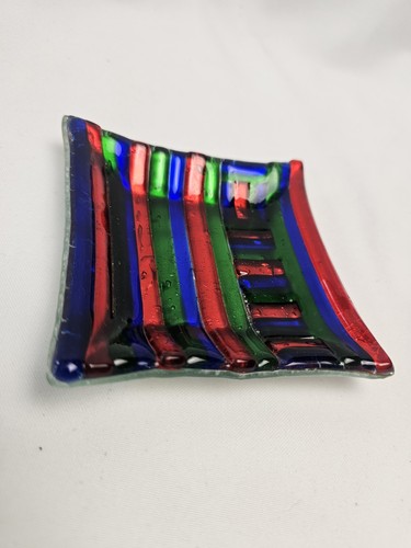 Murano glass fused trinket - murano,
