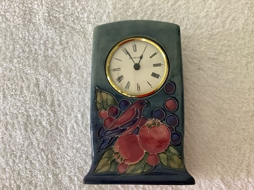 Moorcroft clock the blue - moorcroft,