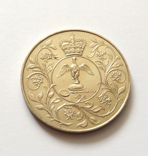 Silver jubilee crown coin - jubilee, 1977
