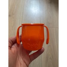 Doidy cup - baby toddler training sippy cup orange