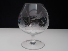 Large Signed Moser Glass