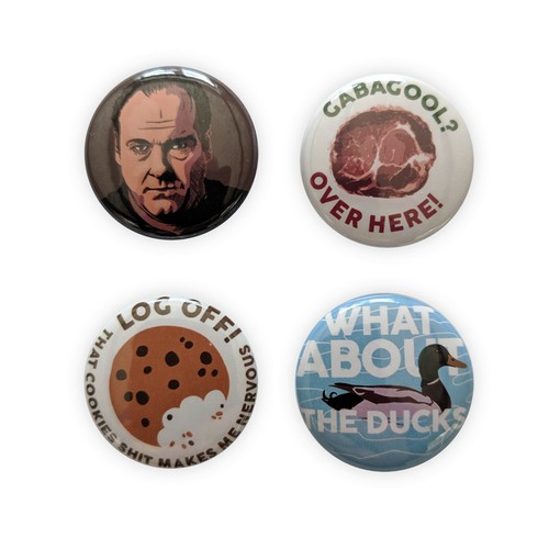 Tony soprano inspired badge - inspired,