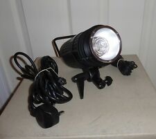 MODERN COMPACT LENCARTA STUDIO FLASH HEAD , TESTED & WORKING with LEADS