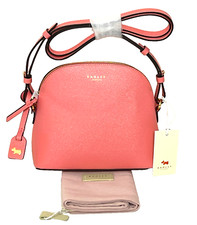 Radley Chelsea Small Cross Body Bag Pink Grained Leather RRP 159