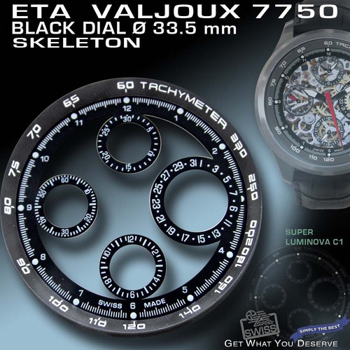 Dial skeleton for movement - dial,