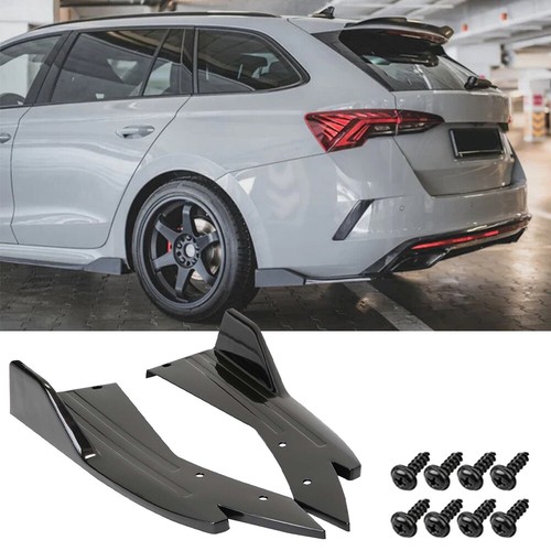 Gloss rear bumper diffuser - rear,