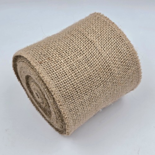Natural jute hessian - hessian, 10cm