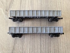 2 X Lima N Gauge Open Wagons Painted With Load Added 