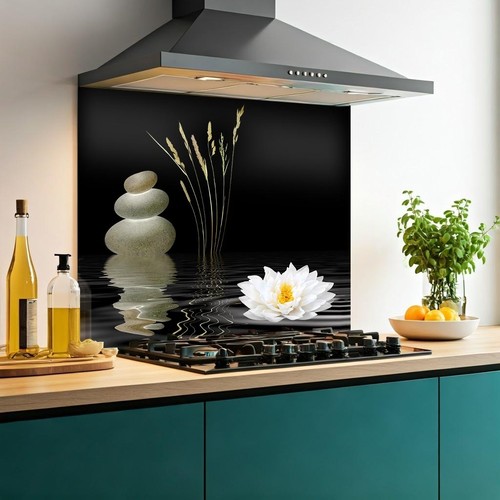 Printed glass kitchen - printed,