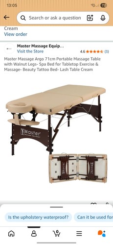 Massage table new not taken - not,