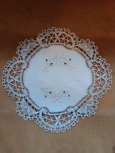 Antique irish linen - irish, linen/lace