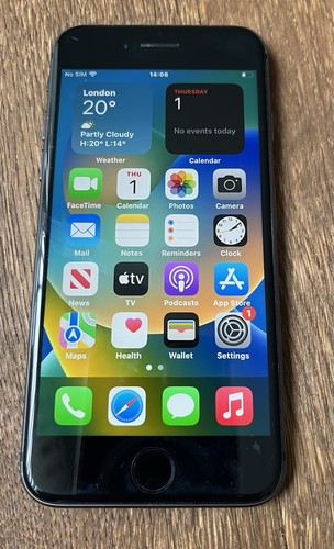 Apple iphone 64gb black - iphone, 8
