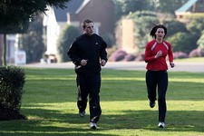 Kirsty Gallacher takes part in