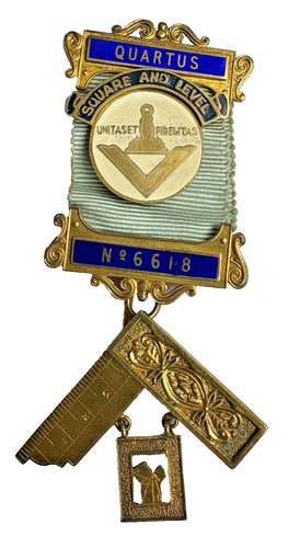 Masonic past master jewel - past,