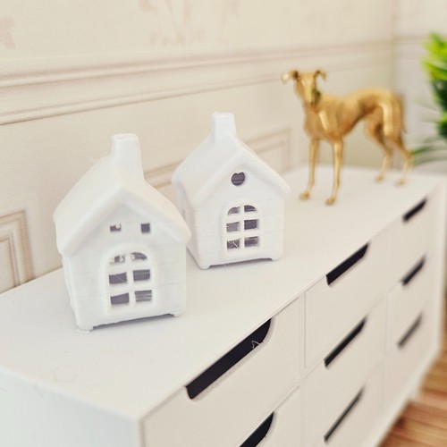 Dolls house white miniature - dolls,