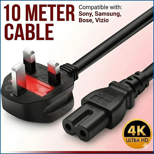 Power cord pin plug to - power,