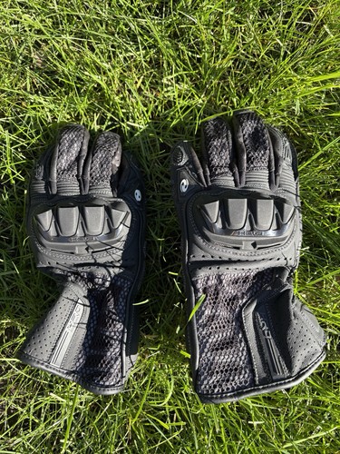 Held racing black leather - black,