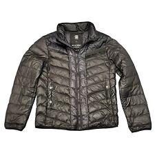 G-Star Raw Attaac Down Jacket Full Zip Quilted Coat Black Size L