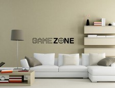 Game Zone Wall Quotes Wall Art Living Room Wall Stickers UK 50I