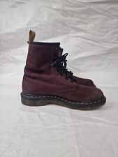 Dr Martens Vegan Castel Boots Size UK 5 EU 38 Wine colour
