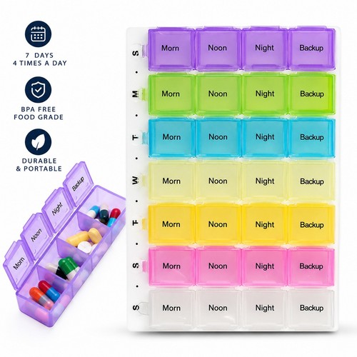Day large pill box - pill, 28