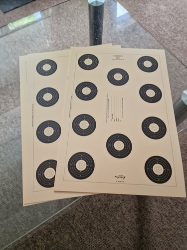 Air rifle targets 10x nsra - nsra, 25