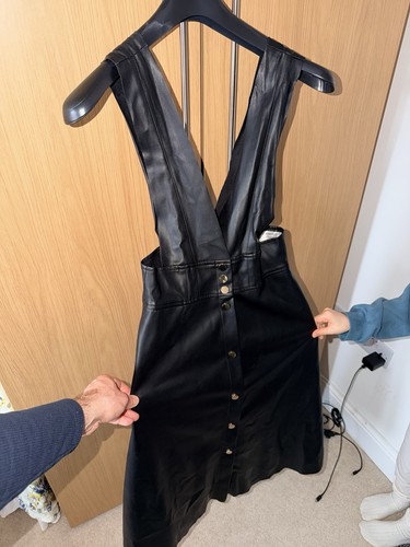Zara faux leather dress - zara,