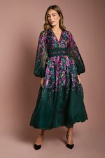 Coast Forest Midi Dress Womens Occasion Dresses