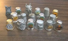 Mixed Vintage Thimble Pewter