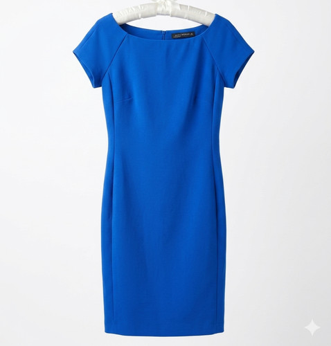 Zara woman royal blue wiggle - zara,
