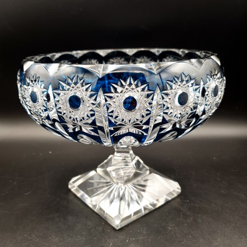 Vintage bohemian czech cobalt - vintage,