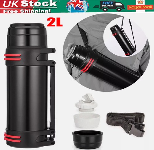 Large thermos flask vacuum - 2l,