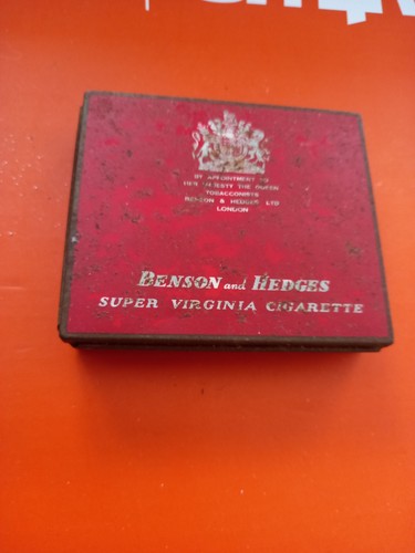 Vintage 1940 empty benson - empty,