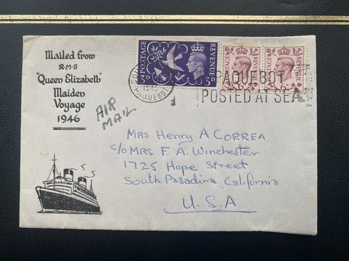 1946 cunard rms queen - 1946,