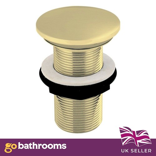 Bathroom bath plug gold pop - bath,