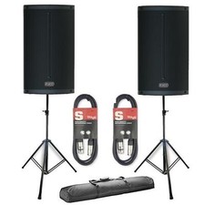 2 x FBT X-Lite 110A Active 2000W 10" Powered Speakers Package DJ Disco PA System