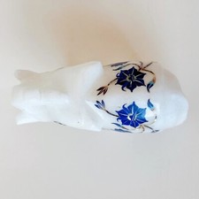 Marble Elephant Figurine with