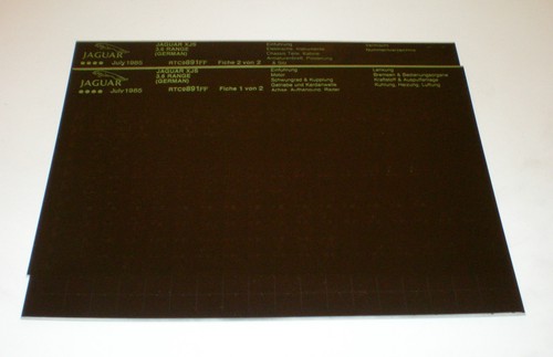 Microfiche replacement parts - replacement,