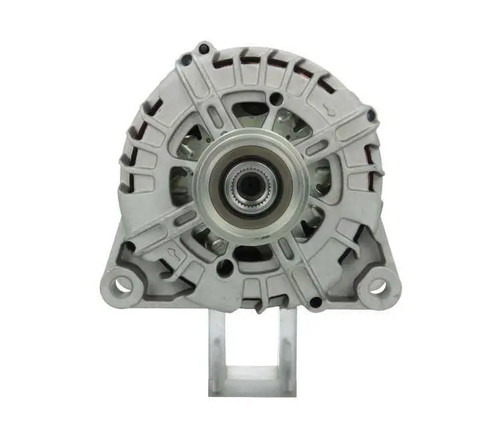 Alternator with freewheel belt