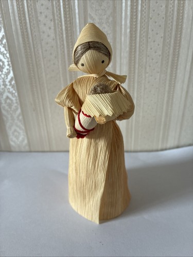 Vintage corn husk - husk, doll
