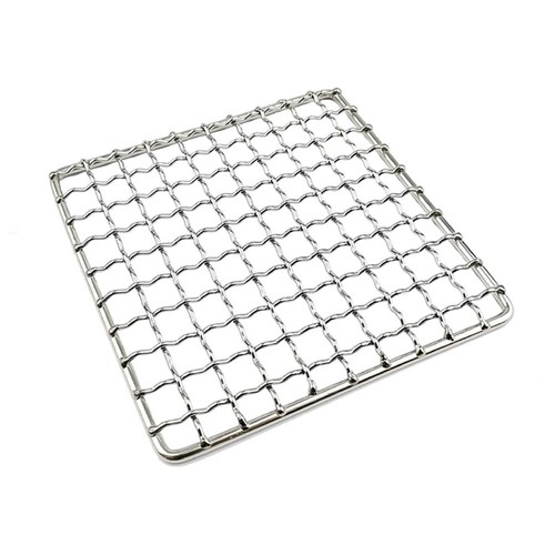 Stainless steel mesh bbq grill - stainless,