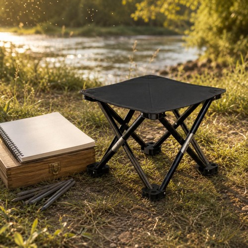 Portable folding stool - portable,