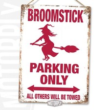 Metal Wall Sign - Broomstick