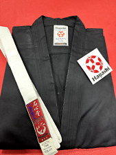 KARATE SUIT -- BLACK -- FREE BELT   --Less than Half Price--