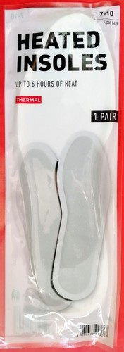 Pair heated insoles to 6 - 2,