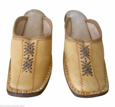 Men Clogs Leather Slippers