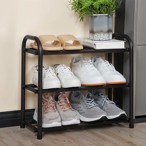Tier expandable shoe - 3-tier, shelf